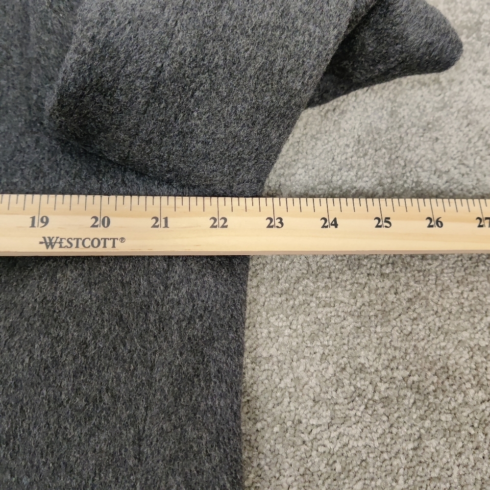 Vintage Boulevard Club Men's Long Wool & Cashmere Coat in Gray Size 42R Office - Picture 6 of 10
